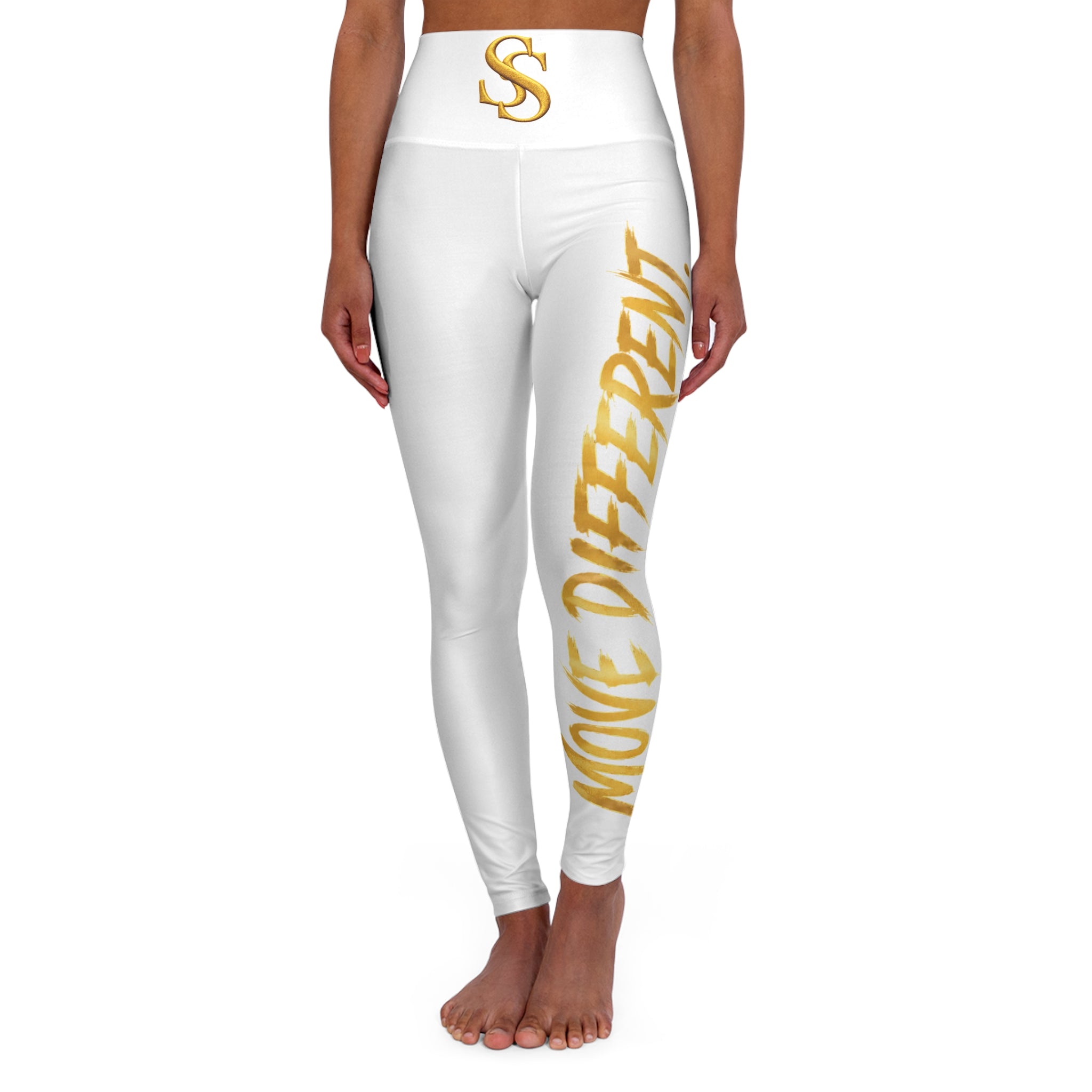 High Waisted Yoga Leggings (AOP)